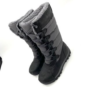 Timberland Mt Hayes Tall Waterproof Boots Black/Grey Women’s Size 7